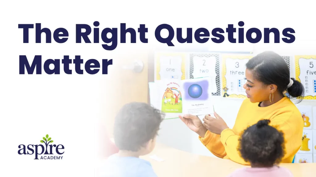 the right questions matter